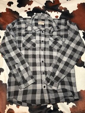 Open Trails Men’s Flannel Button Up Size Medium